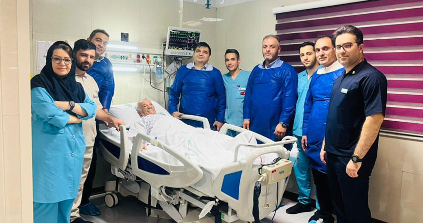 محمد نصیری در بیمارستان ابن سینا